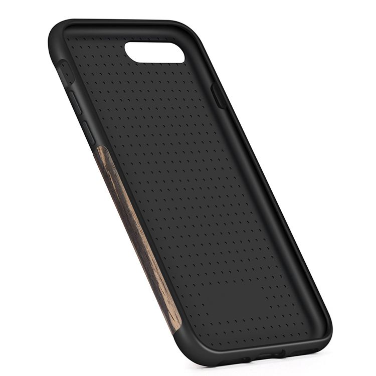 Black Sandalwood Soft Wood  Case for iPhone 7+ 8+