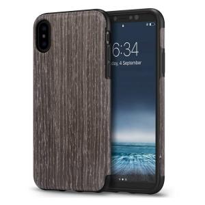 Black Apricot Soft Wood  Case for iPhone XS X