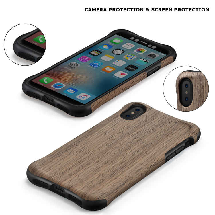 Black Rosewood Case For iPhone XS Max