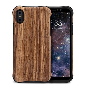 Rosewood Shockproof Case for iPhone XS Max