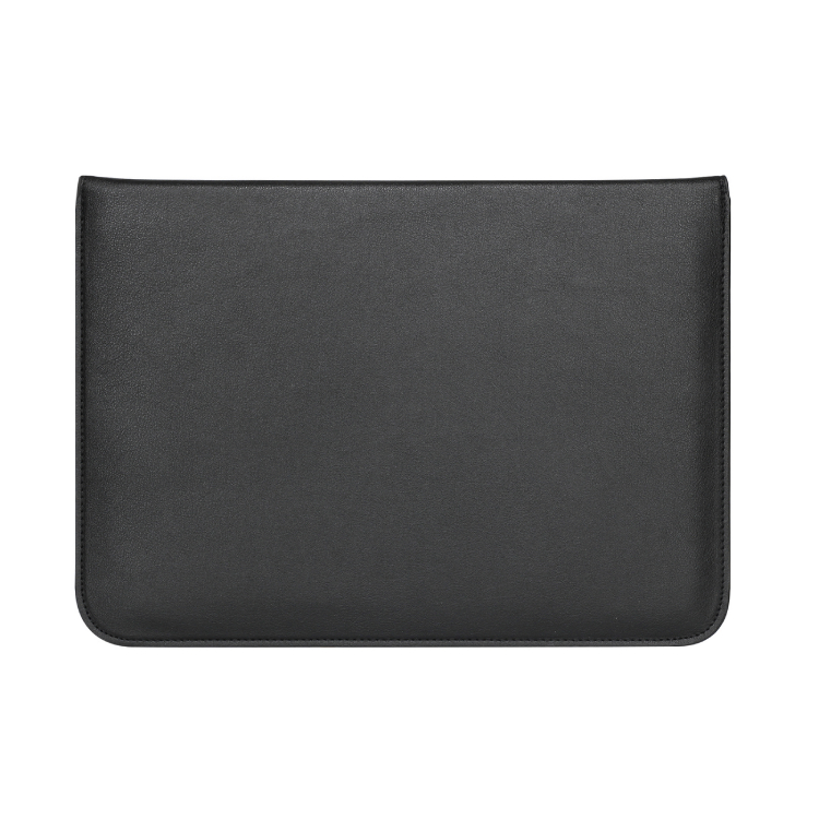 PU Leather Square Bag Sleeve With Stand Black Grey