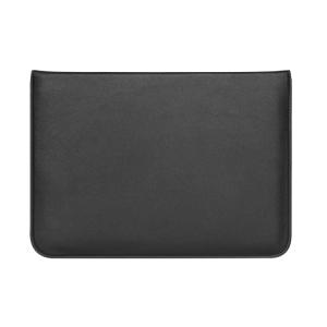 PU Leather Square Bag Sleeve With Stand Black Grey