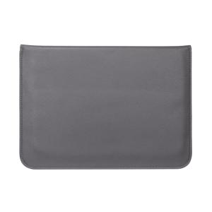 PU Leather Square Bag Sleeve With Stand Black Grey