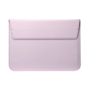 PU Leather Square Bag Sleeve With Stand Pink & White