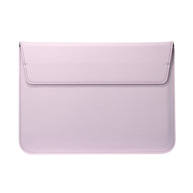 PU Leather Square Bag Sleeve With Stand Pink & White